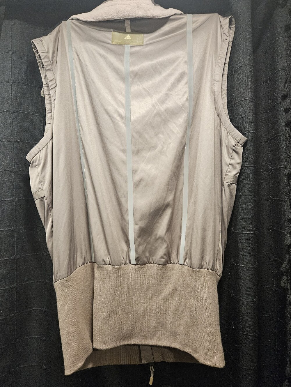 Adidas by Stella McCartney Vintage Sporty Vegetarian Vest | Taupe | IT 44 (US M) - Picture 3 of 8